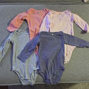 Charming Kids Bodysuit Collection in Pink, Gray, and Blue
